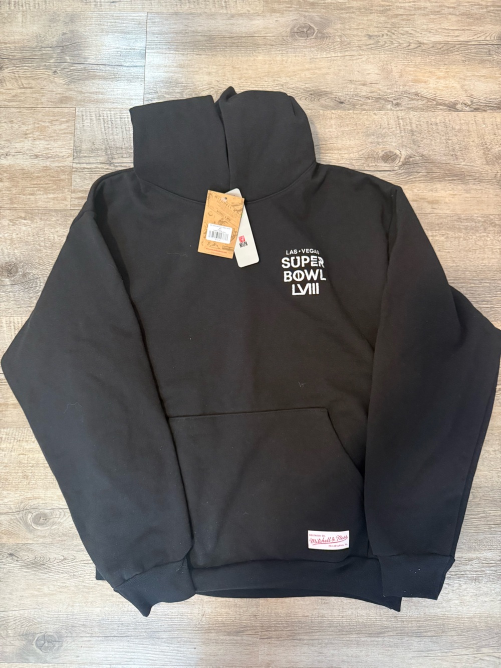 NWT Usher Super Bowl LVIII Mitchell & Ness Unisex Hoodie - Large